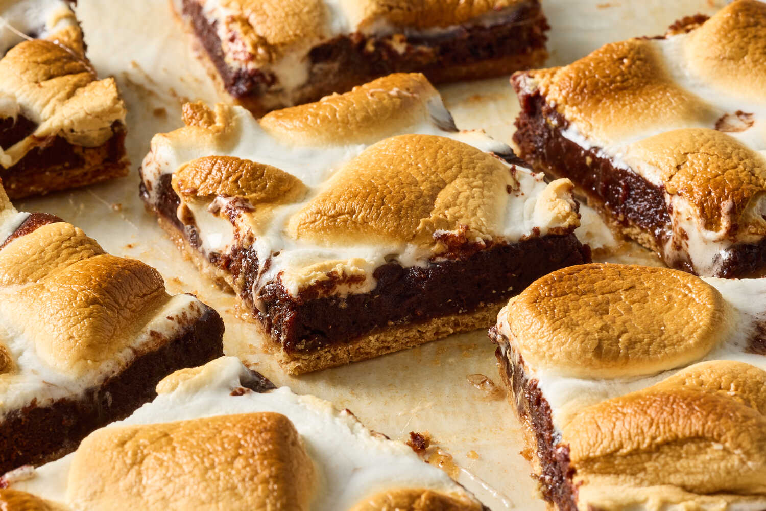Next-Level S'mores Brownies: Fudgy Chocolate, Toasted Marshmallow & Graham